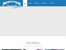 Tablet Screenshot of productionservicesofmaine.com